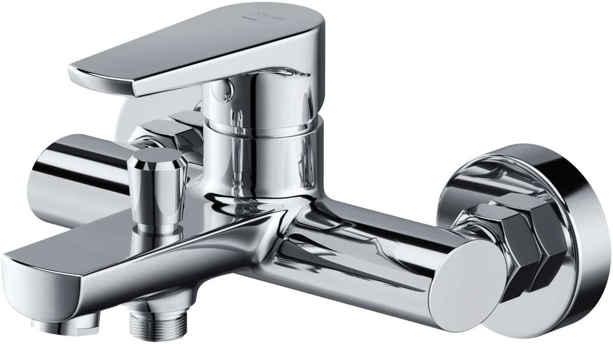 Cersanit Moduo bateria wannowo-prysznicowa ścienna chrom S951-346