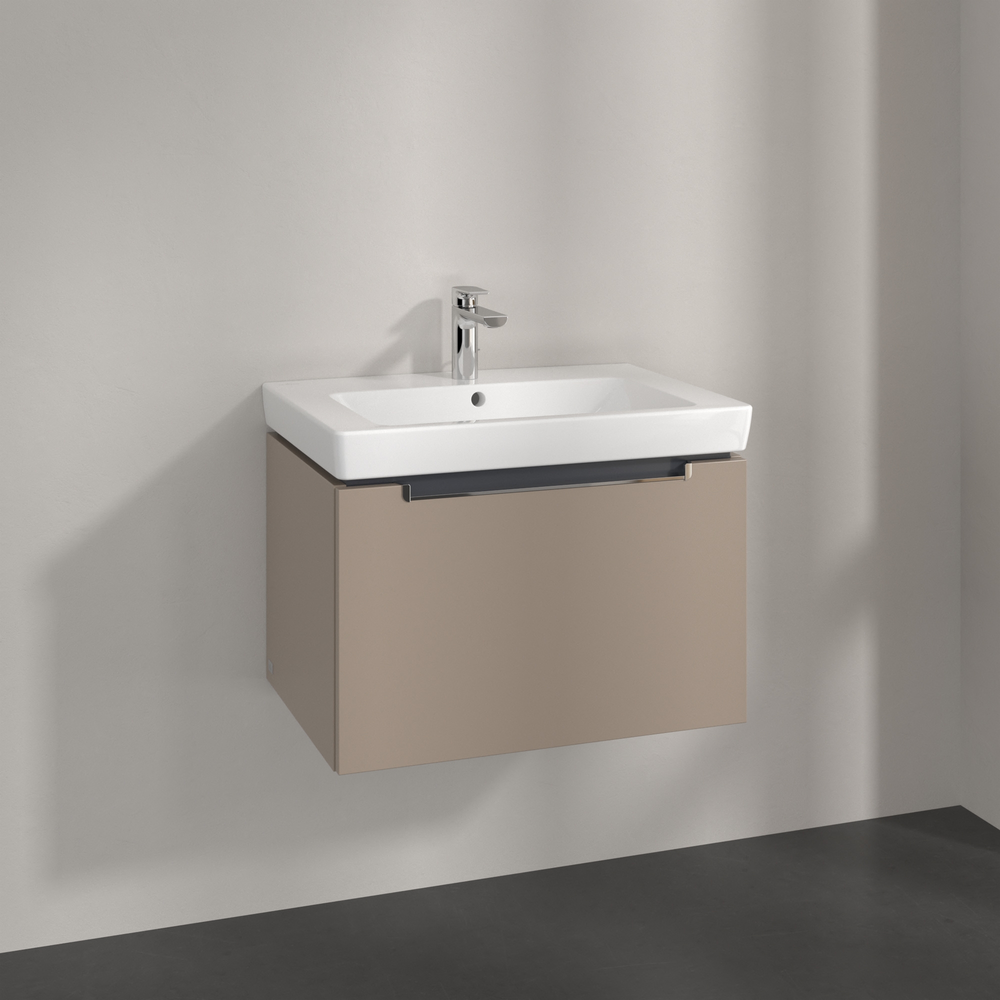 Villeroy & Boch Subway 2.0 szafka 63,7x45,4x42 cm podumywalkowa wisząca Taupe A68810VM