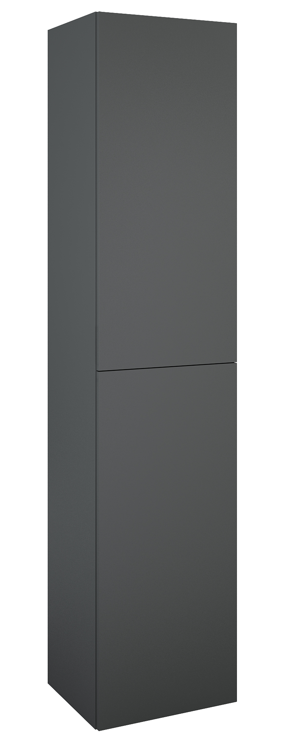 Roca Extra szafka 40x35,2x180 cm boczna wisząca antracyt mat A857956531