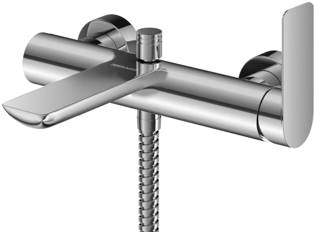 Kohlman Proxima bateria wannowo-prysznicowa ścienna chrom QW110P