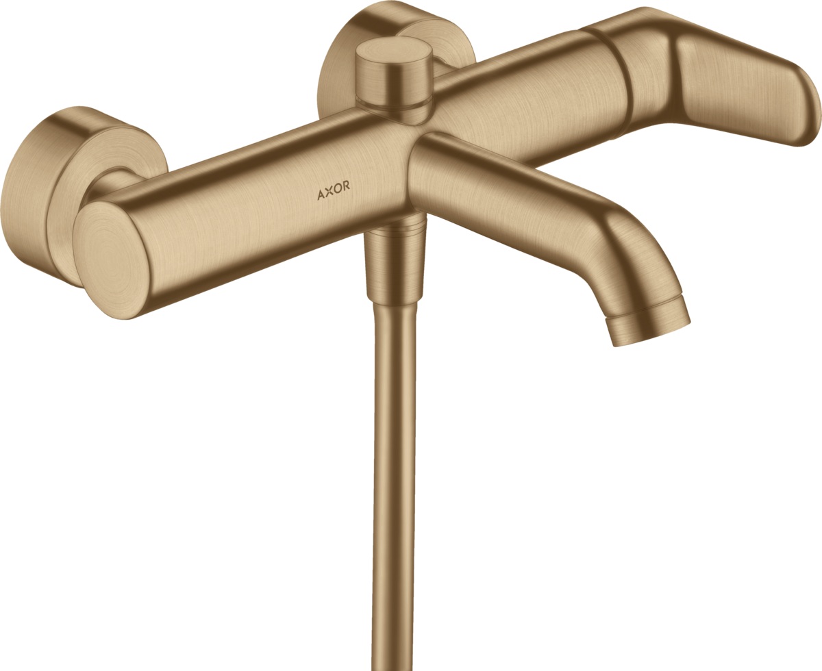 Axor Citterio M bateria wannowo-prysznicowa ścienna brąz szczotkowany 34420140