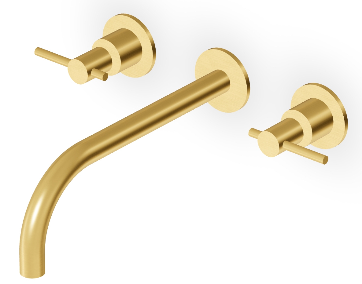 Zucchetti Helm bateria umywalkowa podtynkowa złoto szczotkowane ZHL761.XP41