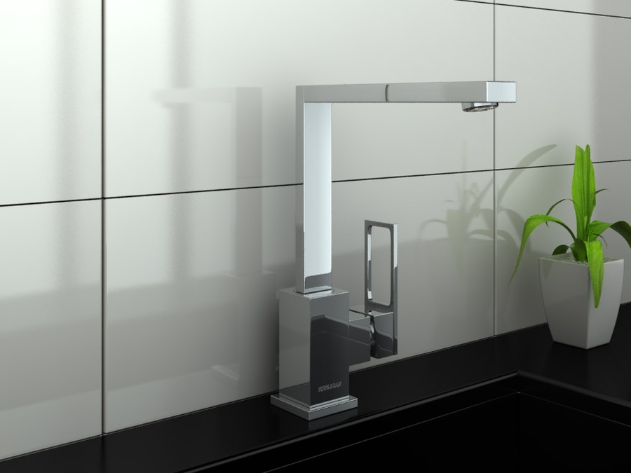 Kohlman Nexen bateria umywalkowa stojąca chrom QB150U