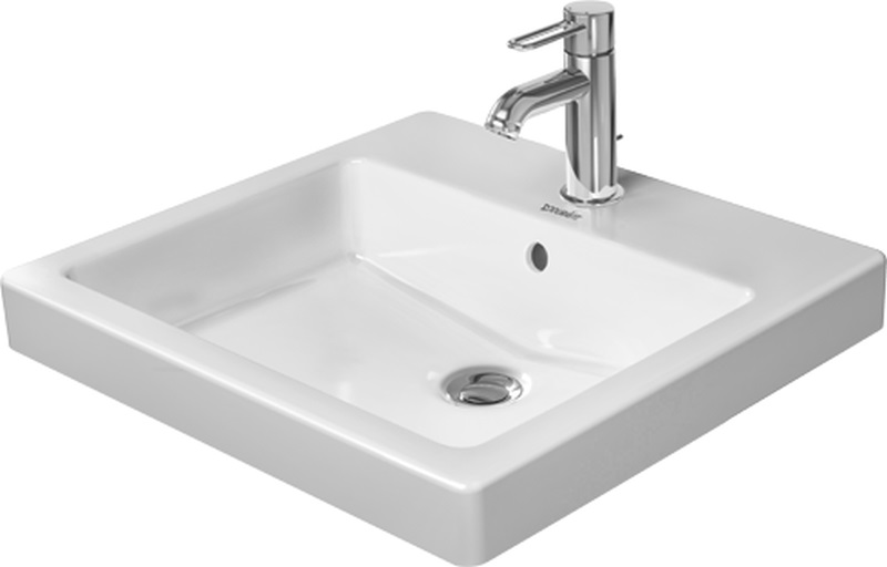 Duravit Vero umywalka 50x46,5 cm wpuszczana prostokątna biała 0315500000