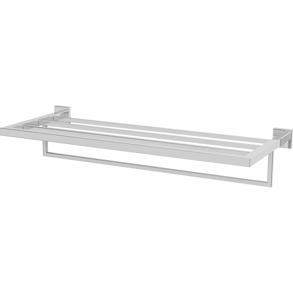 Oltens Tved wieszak na ręcznik 60 cm z półką chrom 80202100 - Wysyłka w 24h