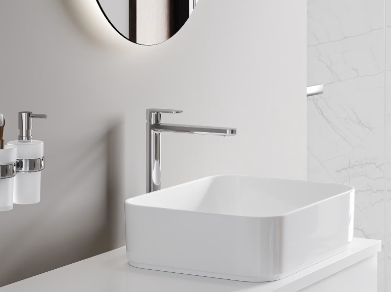 Kronenbach Plana 2.0 bateria umywalkowa stojąca chrom 3032273 KB