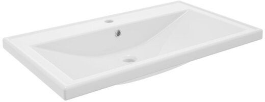 Defra Nanu umywalka 81x46 cm prostokątna meblowa biała 1034