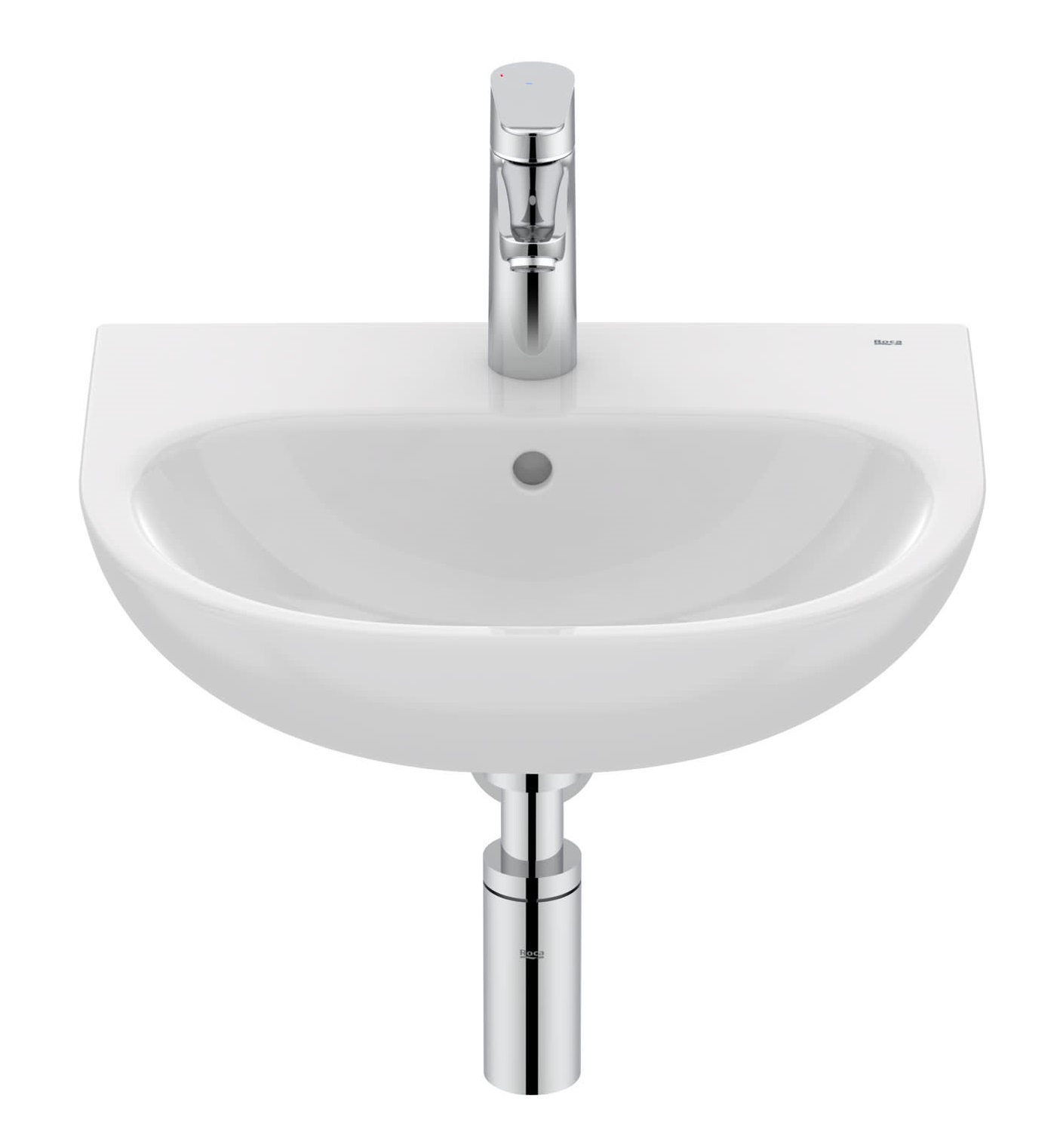 Roca Victoria umywalka 45x38 cm półokrągła biała A325V04000