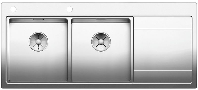 Blanco Divon II 8 S-IF zlewozmywak stalowy 116x51 cm lewy stal polerowana 521664 - Wysyłka w 24h