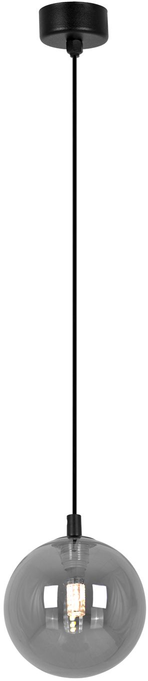 Kaja Dori lampa wisząca 1x10 W czarna-grafitowa K-5555