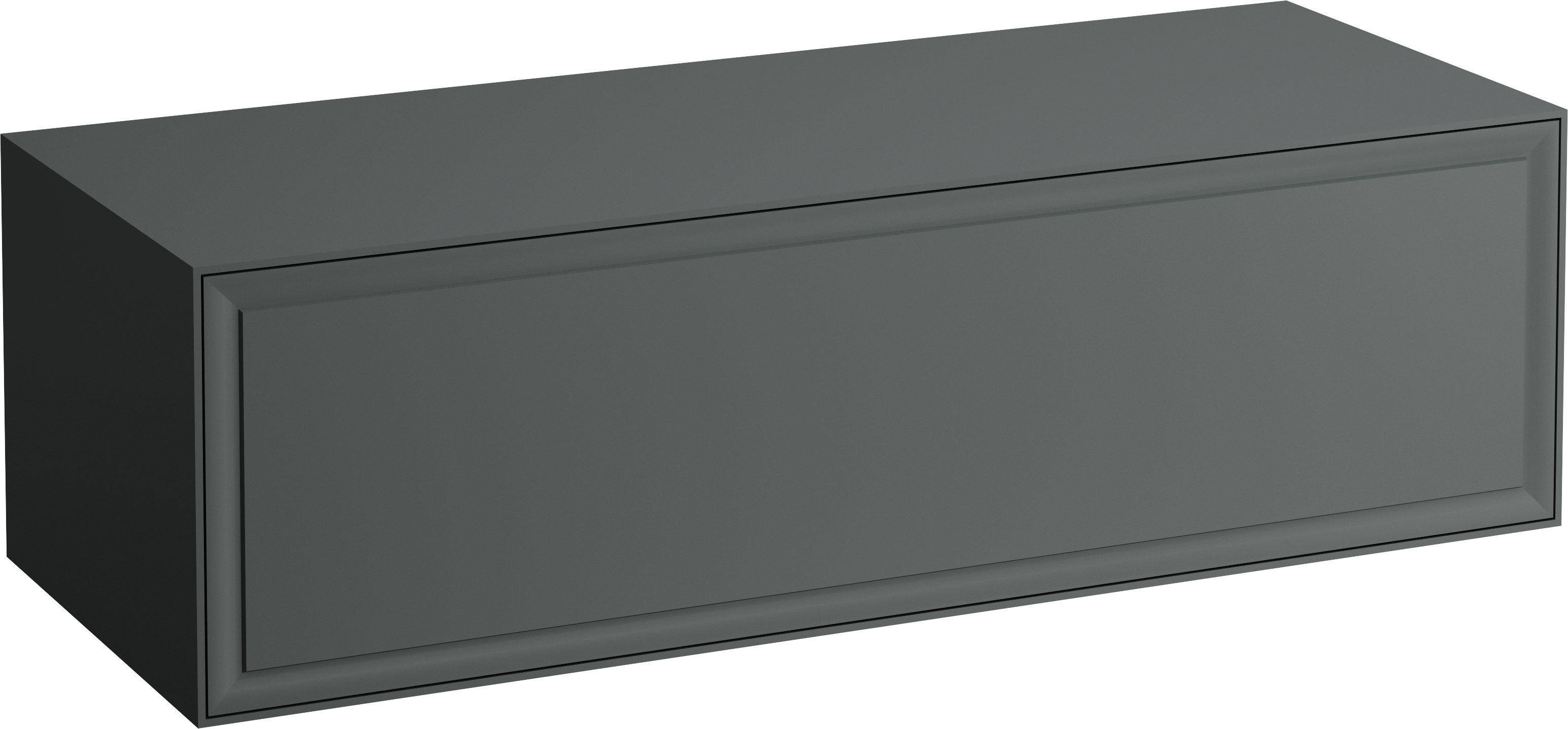 Laufen The New Classic szafka 117,5 cm podumywalkowa wisząca z blatem szary traffic mat H4060250856271