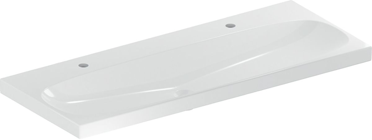 Geberit Acanto umywalka 120x48 cm meblowa prostokątna KeraTect biała 501.880.00.6