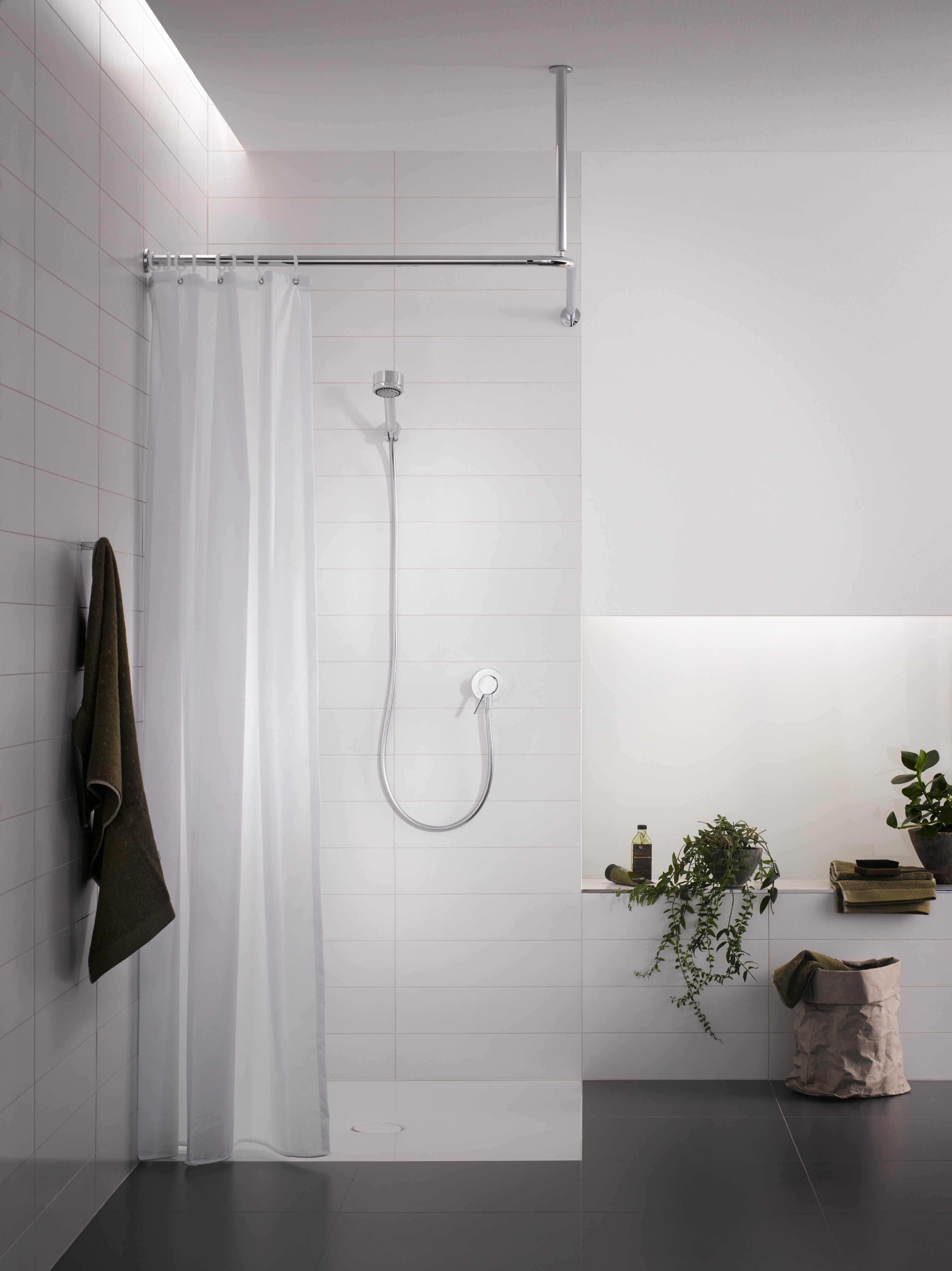 Keuco IXMO Solo bateria prysznicowa podtynkowa chrom 59552019521