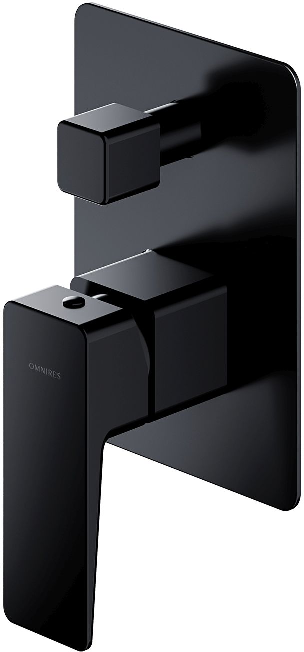 Omnires Parma bateria wannowo-prysznicowa podtynkowa czarny mat PM7435BL - Wysyłka w 24h