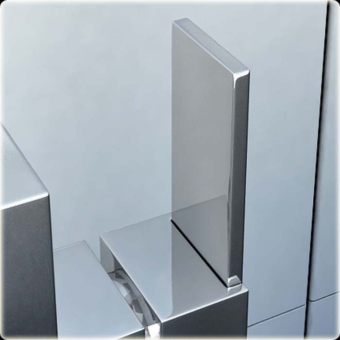 Kohlman Excelent bateria wannowo-prysznicowa wolnostojąca chrom QF1165H