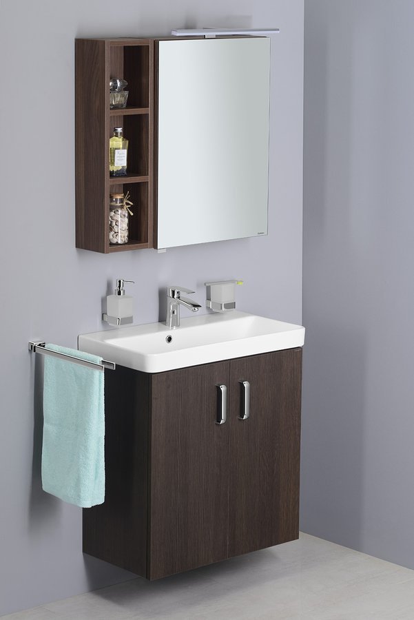 Sapho Thalie umywalka 70x37 cm meblowa prostokątna biała TH11070