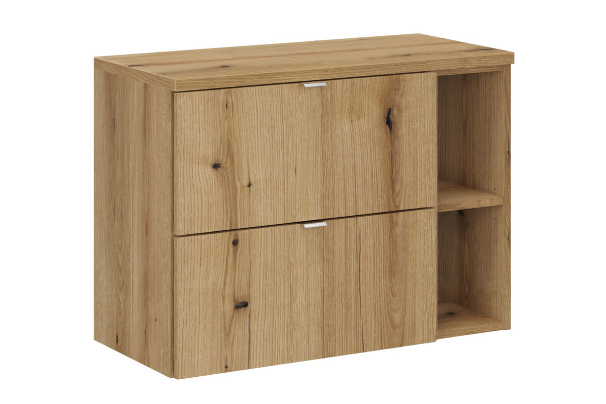 Zestaw Comad Nova Oak szafki 60 cm i 20 cm z blatem meblowym 80 cm dąb SET-NOA B OAK 80CM S LR