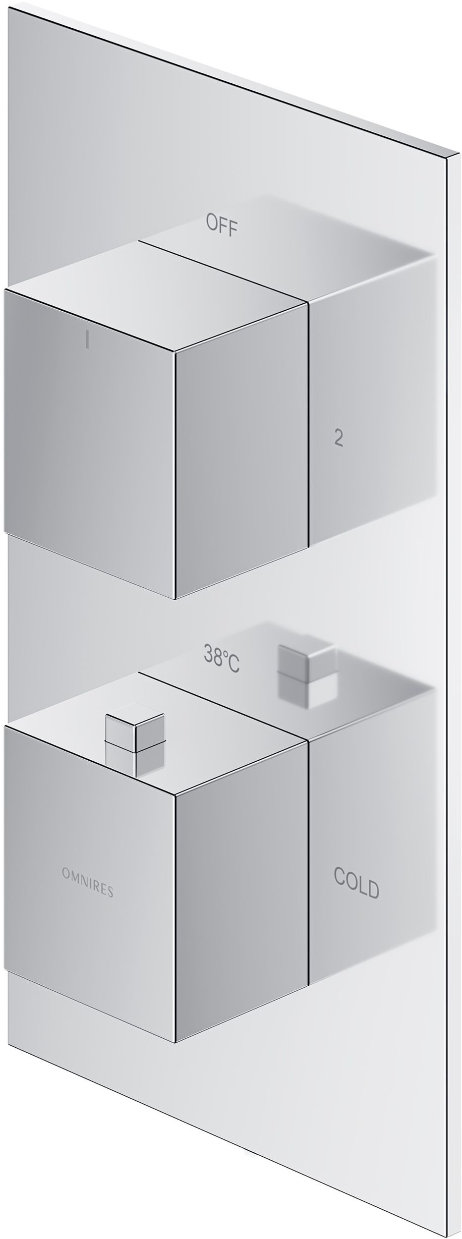 Omnires Fresh bateria wannowo-prysznicowa podtynkowa termostatyczna chrom FR7136ROCR - Wysyłka w 24h