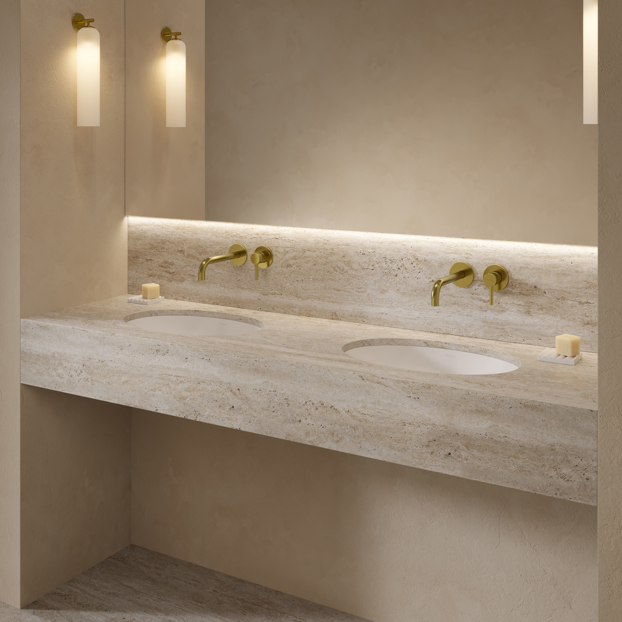 Omnires Shell M+ umywalka 48x31 cm owalna podblatowa biały mat SHELL480UPBM