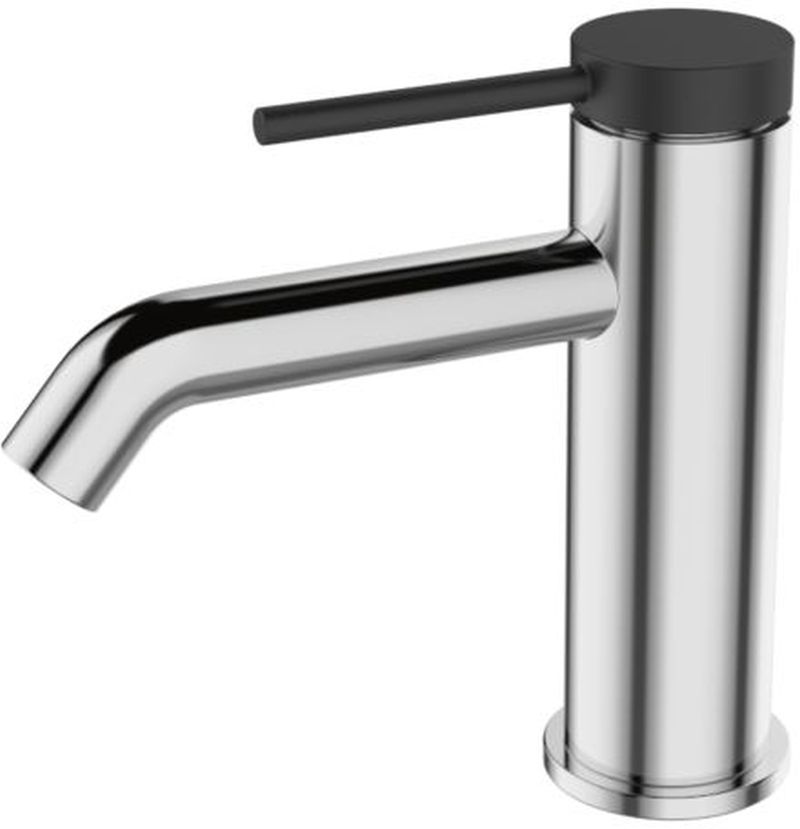 Sea-Horse Ove Black bateria umywalkowa stojąca chrom BJV304-SB1