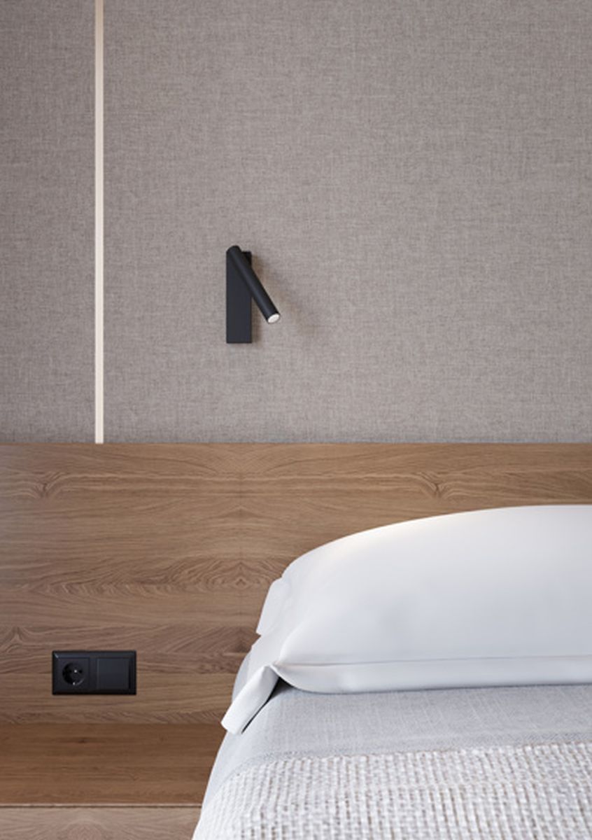 Aqform Pet kinkiet 1x2,5W LED czarny strukturalny 26504-M930-F3-00-12