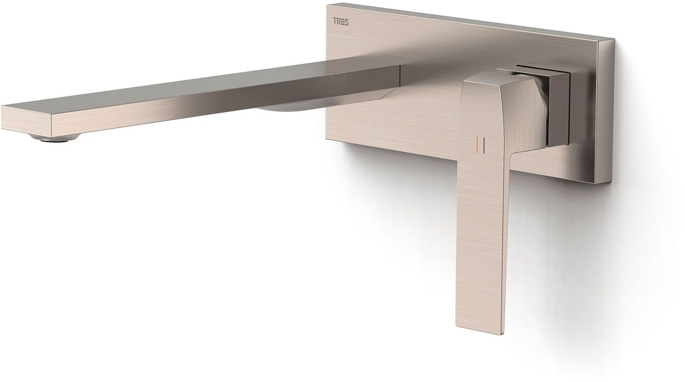 Tres Exclusive bateria umywalkowa podtynkowa stal 20230032AC
