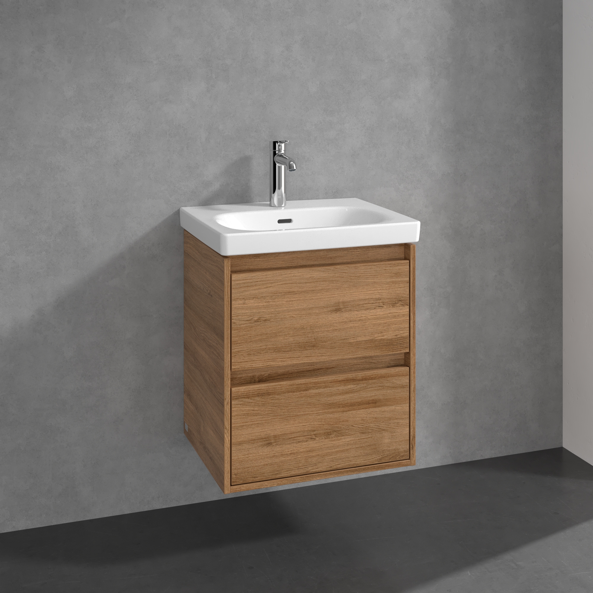 Villeroy & Boch Skyla szafka 52,2x42,4x59,6 cm podumywalkowa wisząca Oak Kansas C79300RH