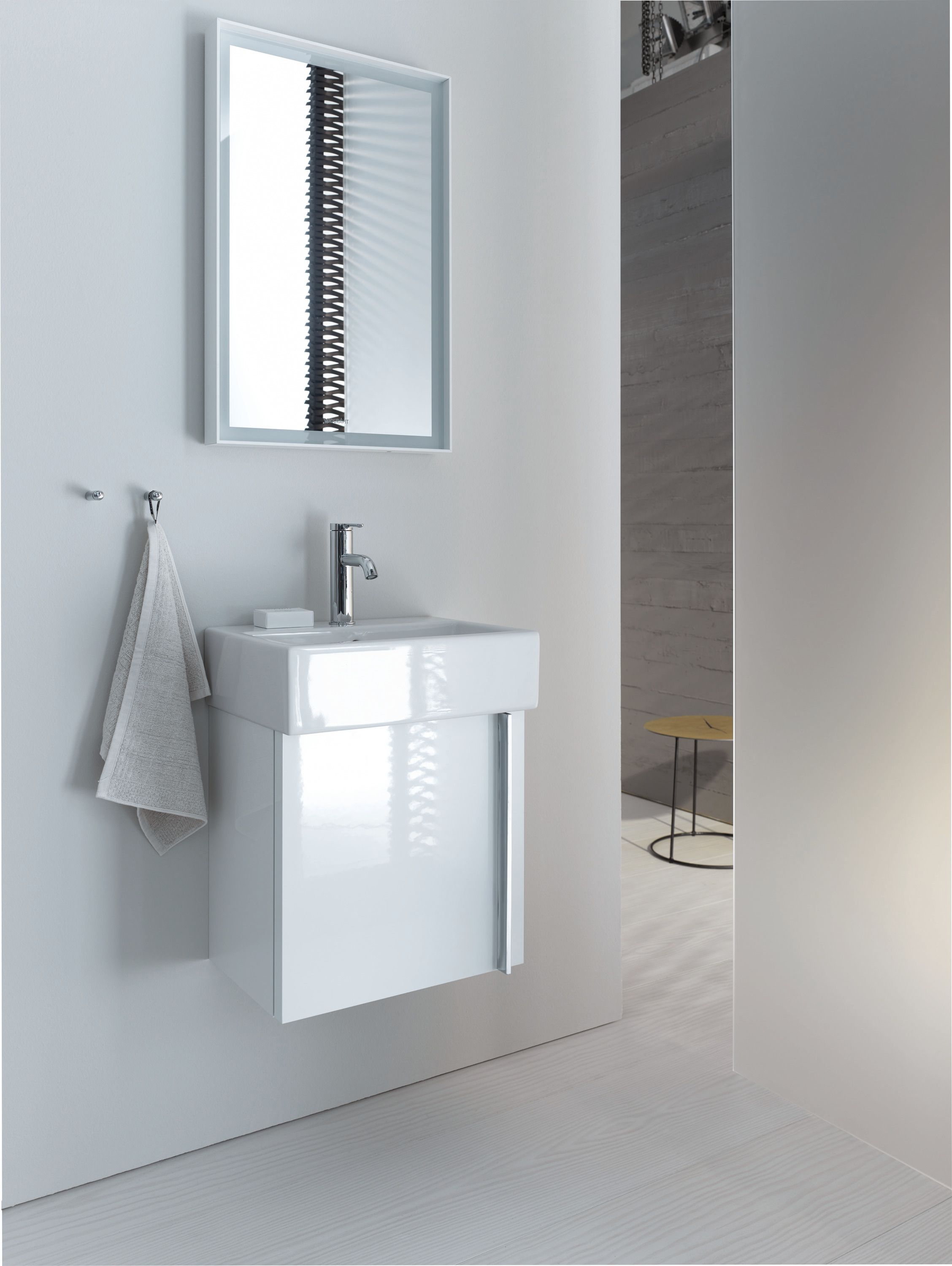 Duravit Vero Air umywalka 45x35 cm meblowa prostokątna biała 0724450000