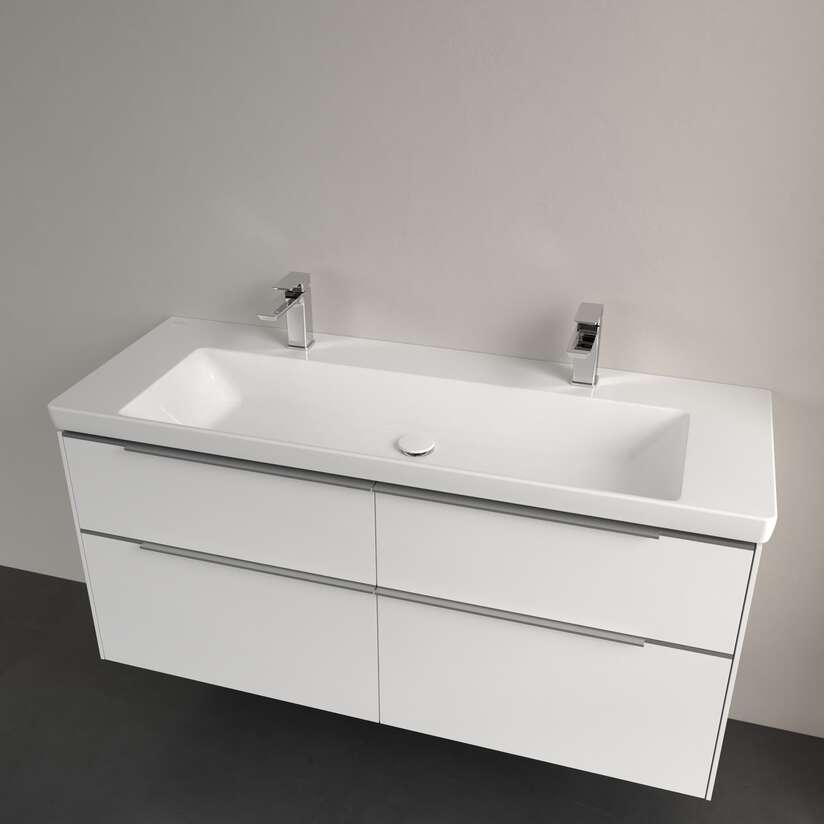 Villeroy & Boch Subway 3.0 umywalka 130x47,5 cm prostokątna meblowa biała 4A70D1R1