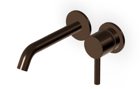 Zucchetti Pan bateria umywalkowa podtynkowa brushed chocolate ZPA433.P21