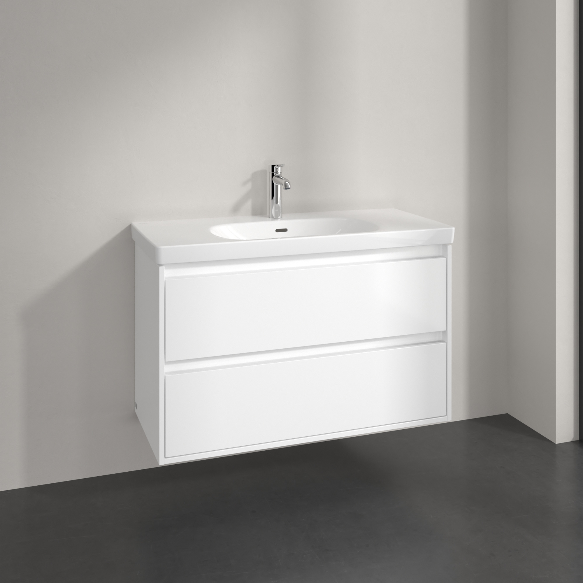 Villeroy & Boch Skyla szafka 97,2x43,9x59,6 cm podumywalkowa wisząca Brilliant White C79900VE