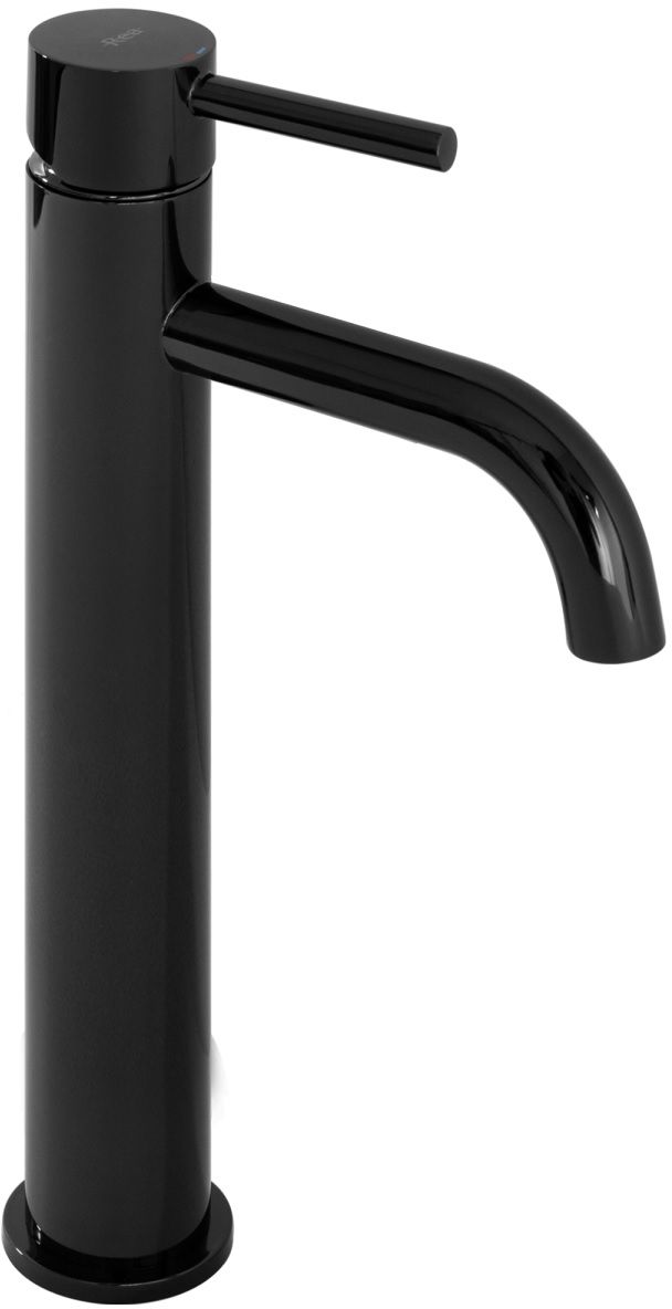 Rea Lungo bateria umywalkowa stojąca wysoka czarna REA-B0662
