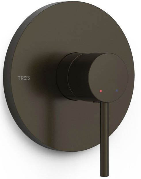 Tres Rapid Box bateria prysznicowa podtynkowa czarna 26227810KMB