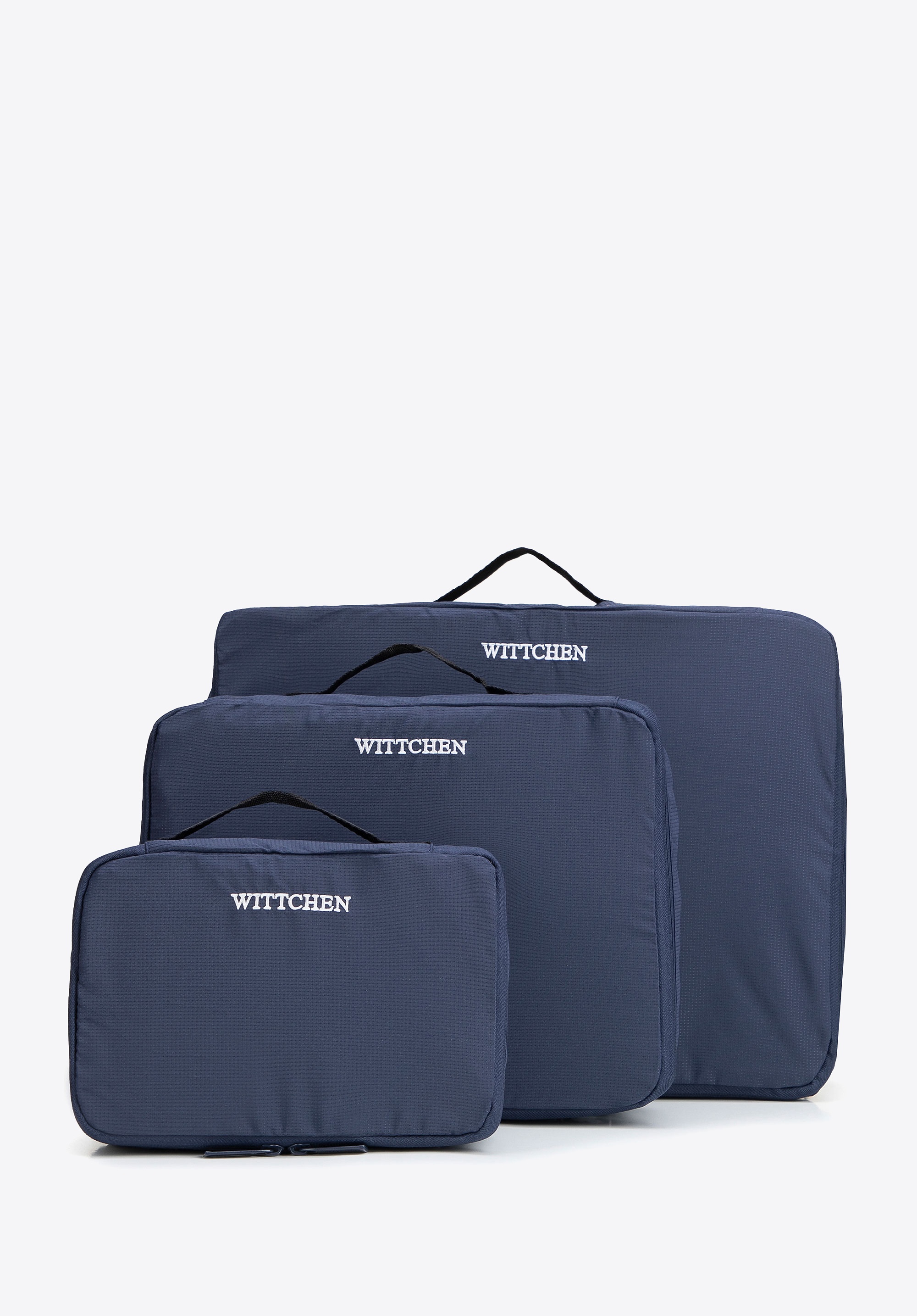 Dodatkowe rabaty - Zestaw trzech organizerów podróżnych granatowy