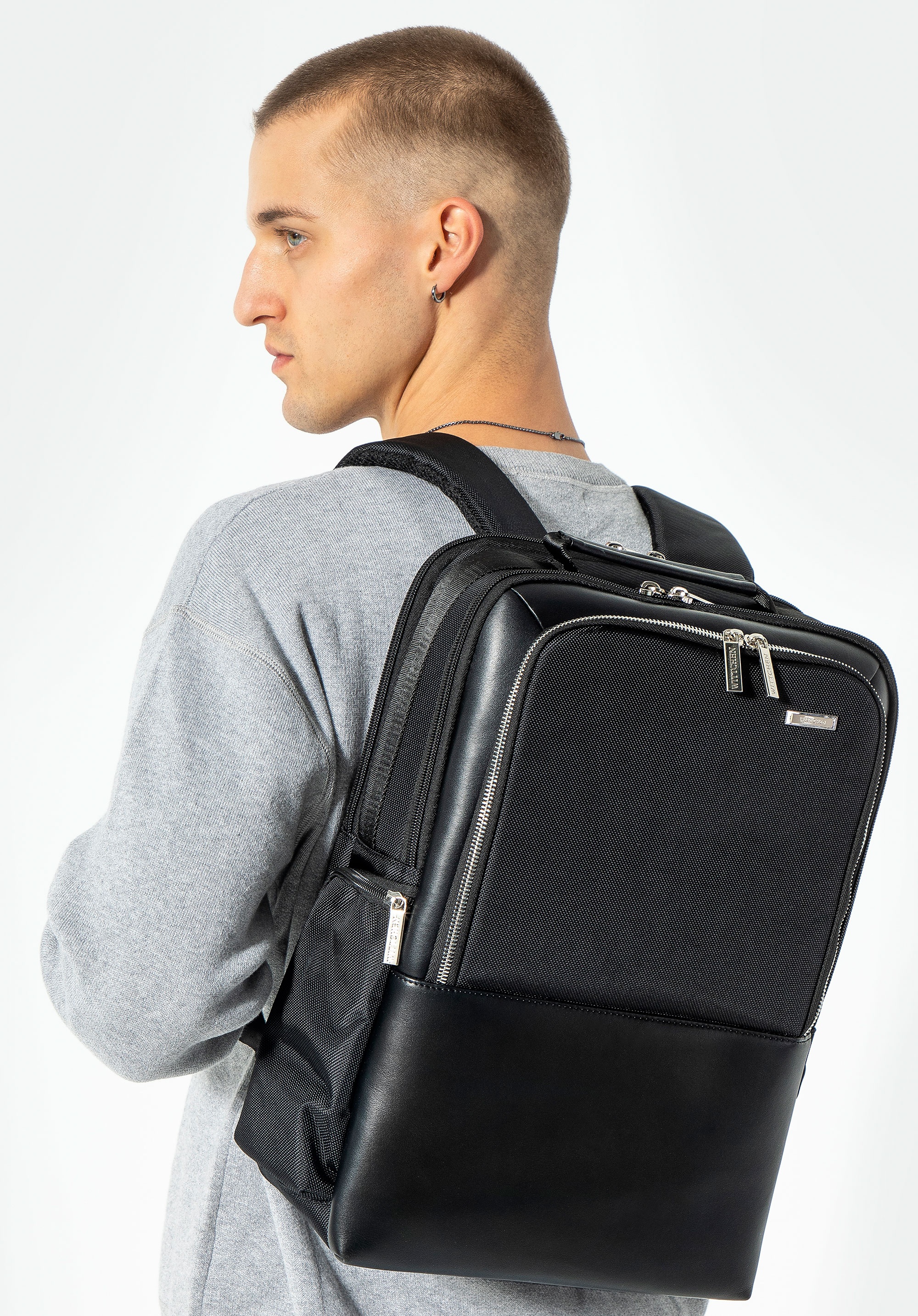 Dodatkowe rabaty - Plecak wielofunkcyjny na pokład samolotu czarny