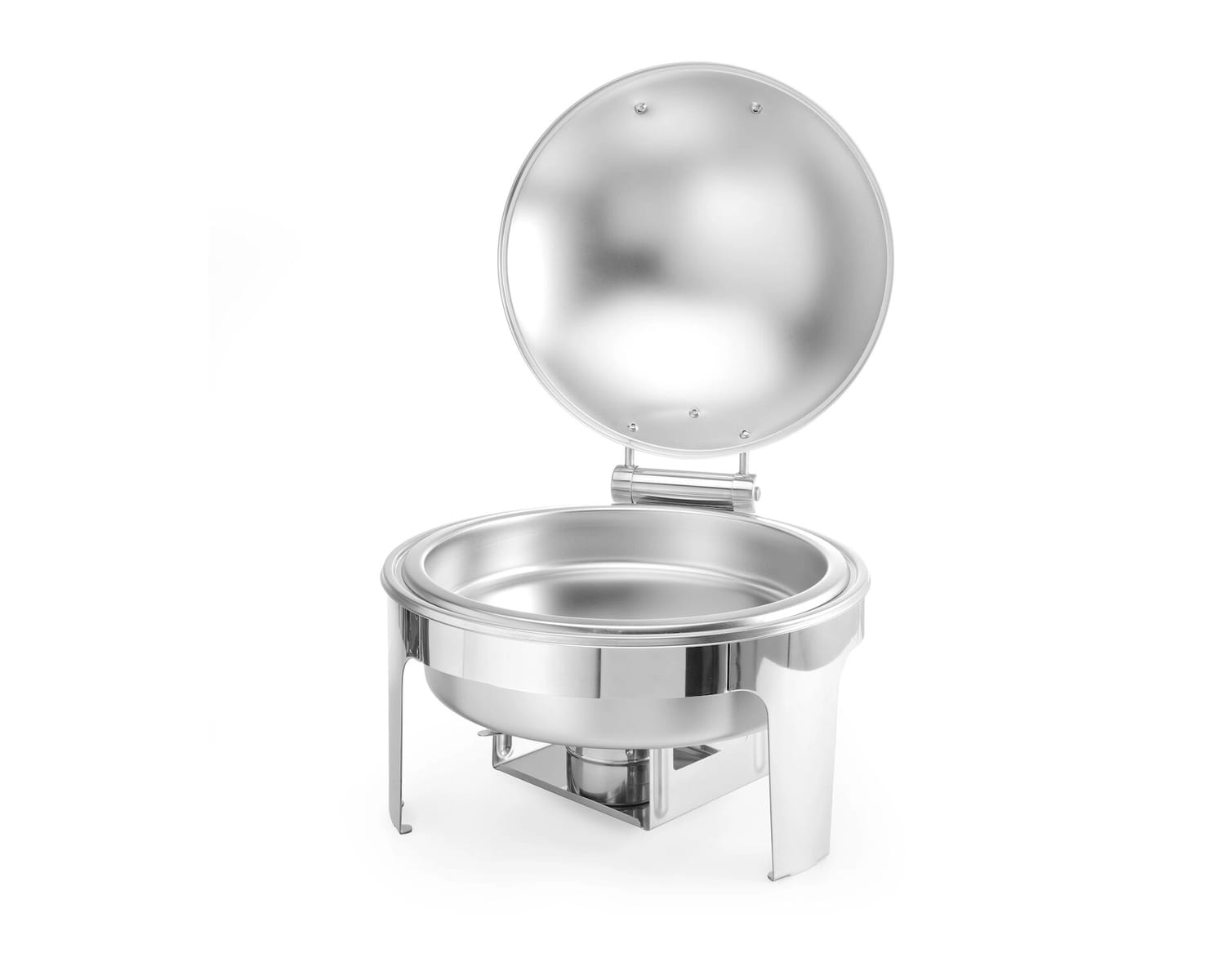 Podgrzewacz na pastę satynowany okrągły | 470282