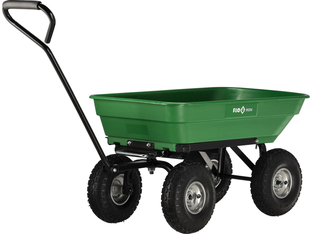 Wózek ogrodowy z kiprem, wywrotka 55l, 150kg | 90204