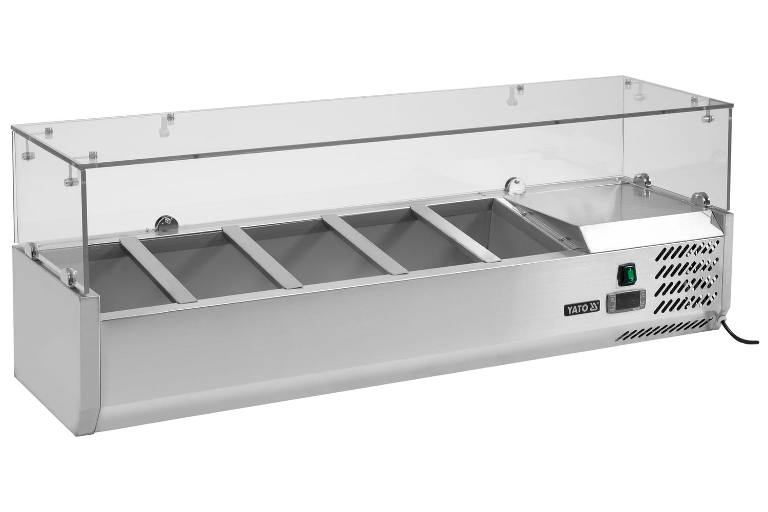 Nadstawa chłodnicza z osłoną 5 x GN 1/4