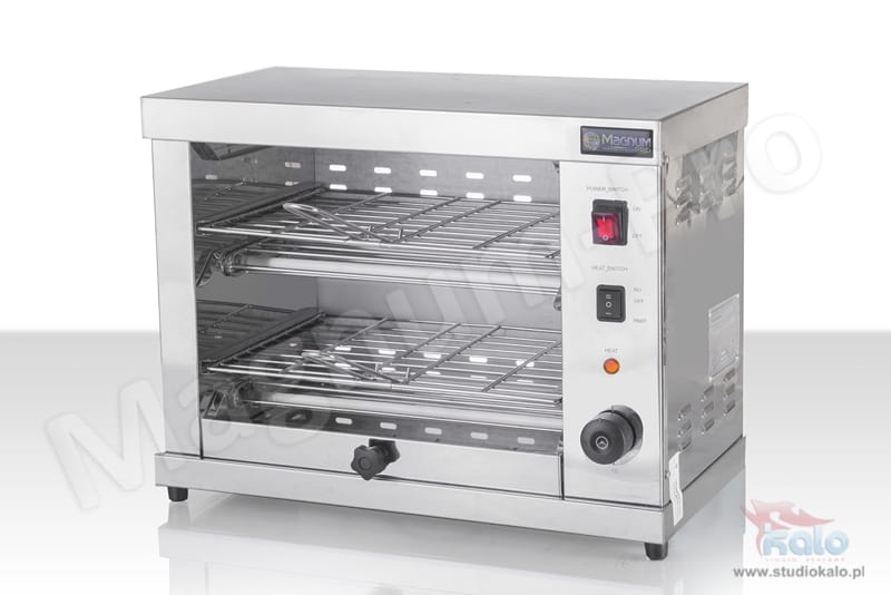 Salamander dwu poziomowy do zapiekanek