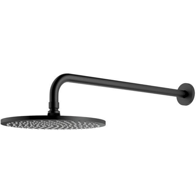 OMNIRES Deszczownica SLIMLINE o25 cm z ramieniem grafit szczotkowany