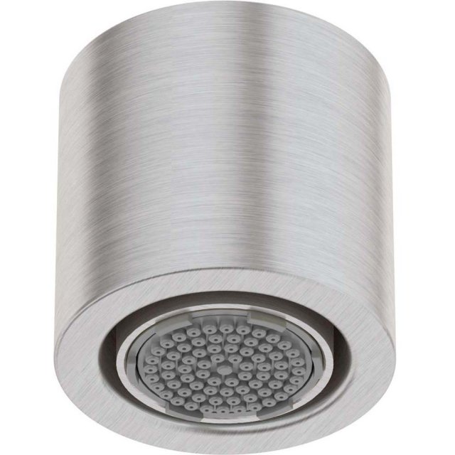 DEANTE Główka prysznicowa SILIA 1-funkcyjna stal szczotkowana NQS_F30