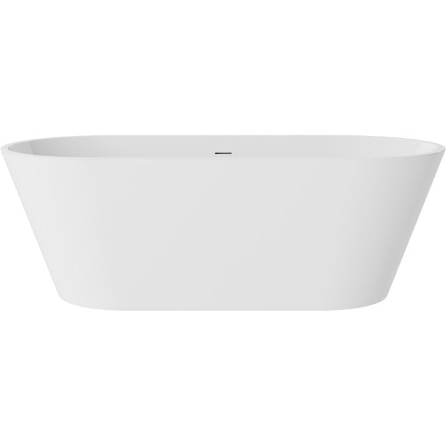 BESCO Wanna wolnostojąca DEEVA biała 180x80 syfon chrom #WWA-180-DCH