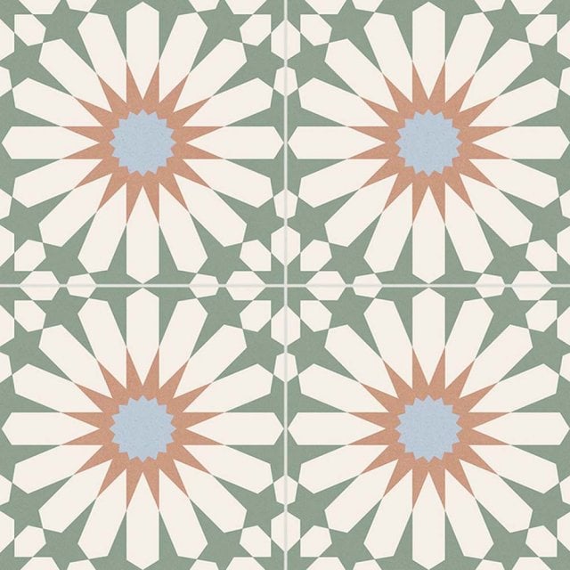 Gres szkliwiony hiszpański Gayafores SOLEIL MINT mat 33,15x33,15 gat.