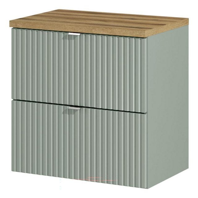 COMAD Szafka podumywalkowa LINE REED GREEN z blatem WOTAN 60 cm