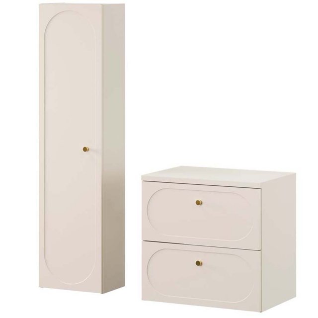 COMAD Zestaw mebli DONNA SAND szafka z blatem SAND 60 cm, słupek 35 c