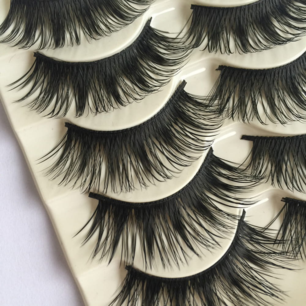 5 par gęstych rzęs 15mm