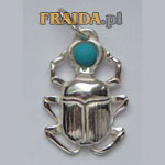 Skarabeusz z turkusem