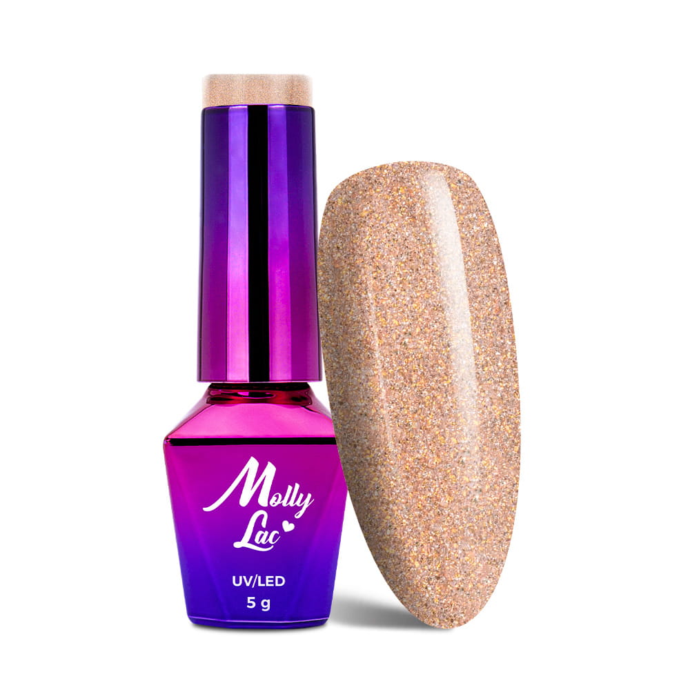 Lakier hybrydowy LED/UV Gel Polish MollyLac Sensual Nr 204 Lexi 5 g