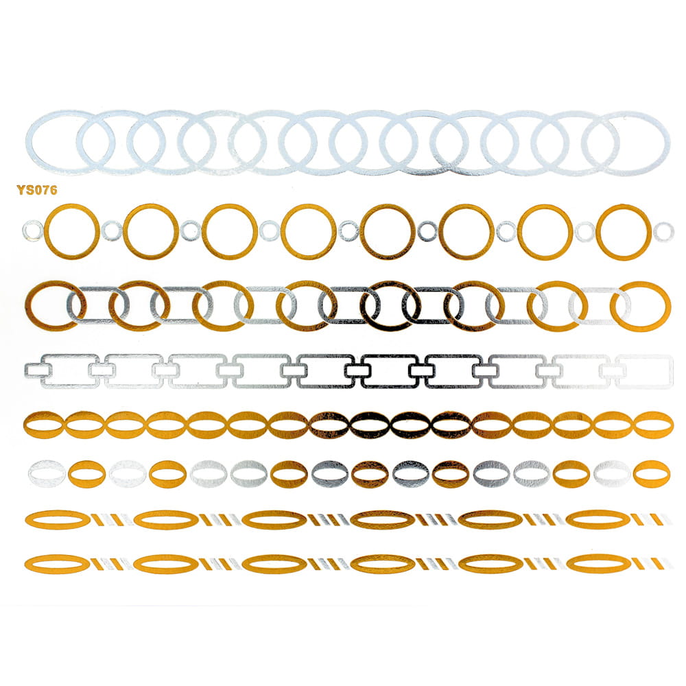 Tatuaż tymczasowy do ciała i włosów Bohoarkusz 14,5 x 20 cm YS Nr 76