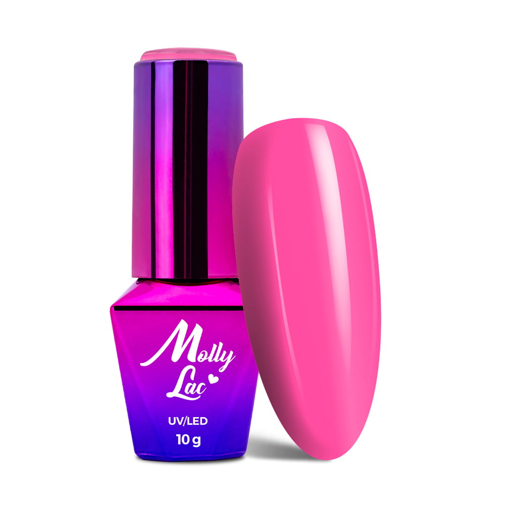 Lakier hybrydowy LED/UV Gel Polish MollyLac Inspired By You Nr 51 Candy Girl 10 g